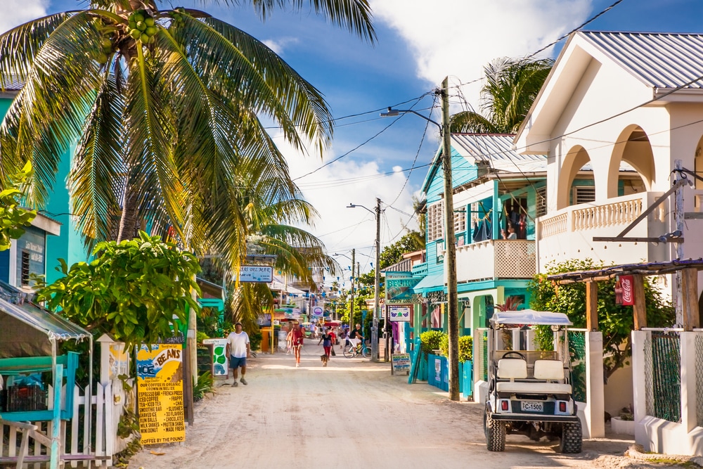 Charming shops on Caye Caulker - but is Belize safe to visit?
